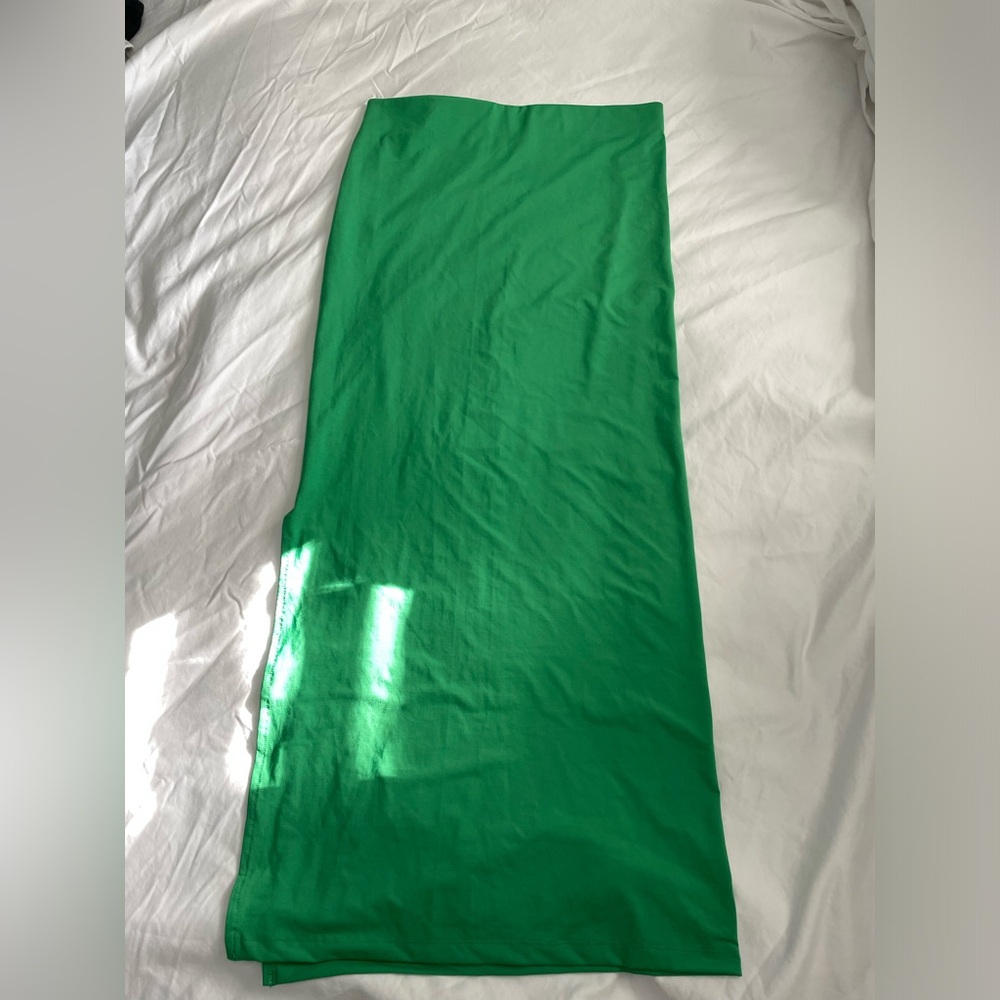 Green Maxi Skirt